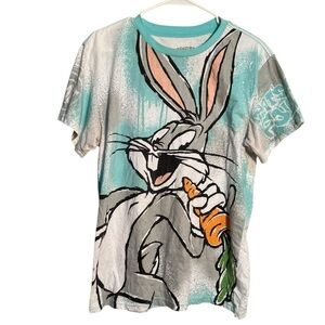 Looney Tunes Bugs Bunny All Over Print T-Shirt XL